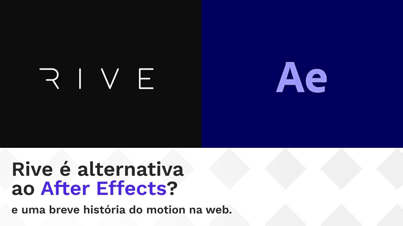 Rive é ALTERNATIVA ao After Effects? – e uma breve história do motion ...
