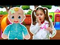 THE BOO BOO SONG Com CoComelon / Nursery Rhymes & Kids Song / Leah And Cocomelon JJ Doll Pretend #3