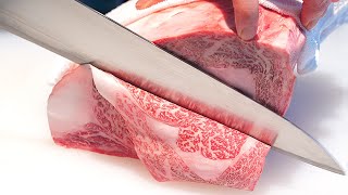 ⁣最高級のステーキ すき焼き - Teppanyaki Steak & Wagyu Beef Sukiyaki - Japaese Food - 鉄板焼き 京都 祇園 みかく