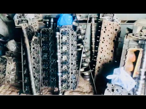 Rebuilding Cracked 6cylinder Head With pinning Techniques || How to ...