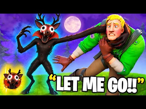 I Pretended To Be DEER BOSS In Fortnitemares (99 Nights In The Forest)
