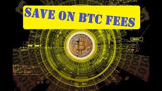 Pay lower Bitcoin transaction fees sending BTC - save on the fee and keep more orange coin