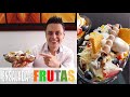 ENSALADA DE FRUTAS con Queso y Helado. Fácil de preparar