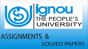 ignou solved assignment AED-01