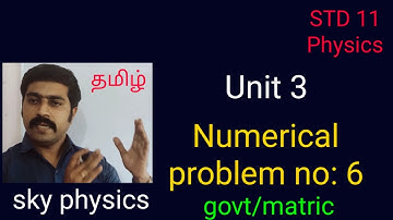 Numerical problem no:6||Laws of motion||Unit 3||STD 11 Physics||sky physics