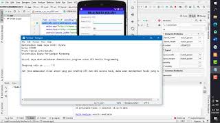 UTS Mobile Programming, Demonstrasi Program  Rendi Tiyana