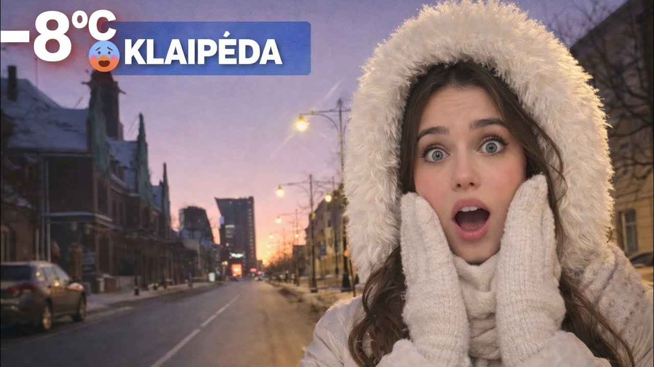 🇱🇹 Klaipėda: Rokiškio g. - Pievų g. -  Šiaurės pr. - Liepų g. - Minijos g. -8°C 2026 m. sausio 18 d.