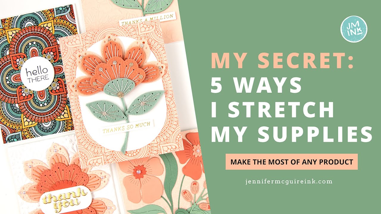 MY SECRET: 5 Ways I Stretch My Craft Supplies