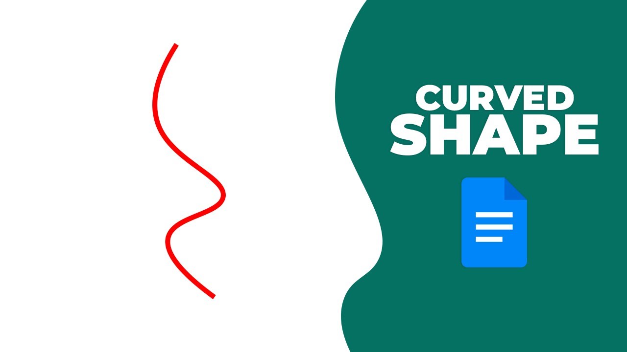 How to create curved shape in Google Docs