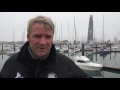 Vendée Globe - Arrivée aux Sables d'Olonne pour Yann ELIES sur Queguiner - Leucemie Espoir
