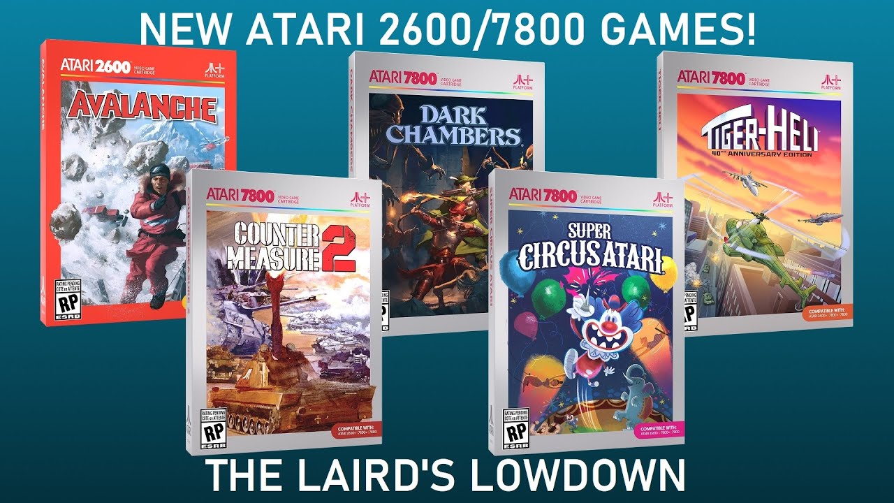 Atari x Toaplan & New 2600/7800 Games - The Laird's Lowdown - YouTube