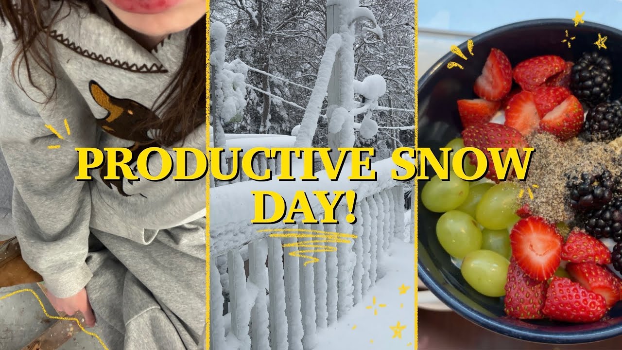 Проведите полезный снежный день вместе со мной!