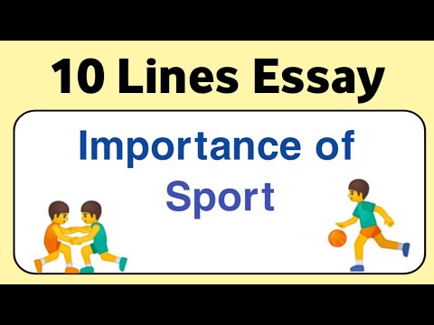 10 lines on importance of sports in english || Importance of Sports Essay 10 Lines in English