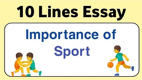 10 lines on importance of sports in english || Importance of Sports Essay 10 Lines in English