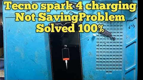 Tecno spark 4 charging Not saving Problem solved 👌 100%