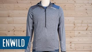 fleece light zip neck