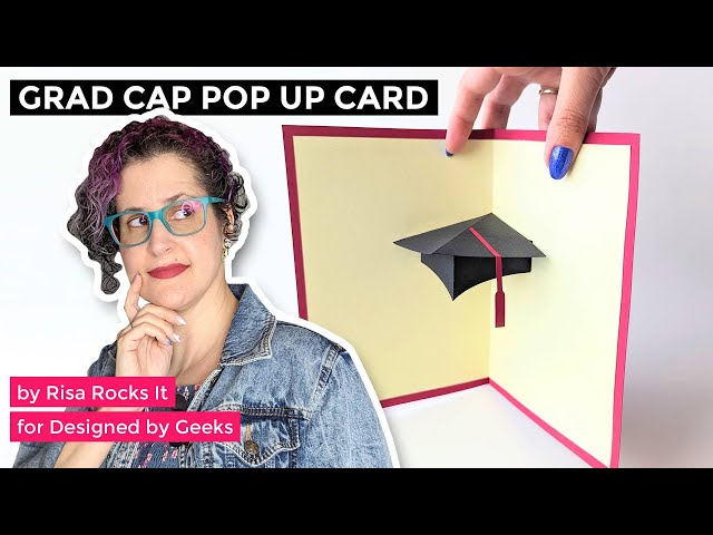 how to make a grad card Homemade Graduation Card