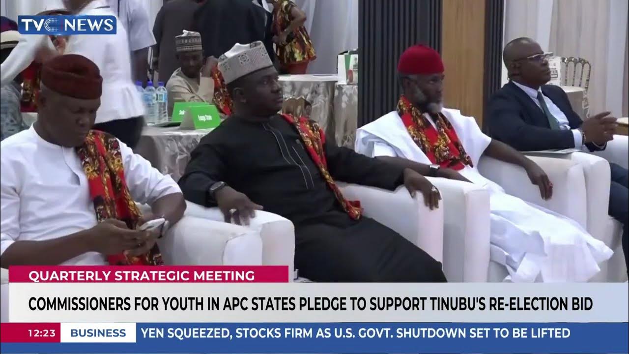 Commissioner For Youth In APC States Pledge To Support Tinubu’s Re-election Commissioner For Youth In APC States Pledge To Support Tinubu’s Re-election