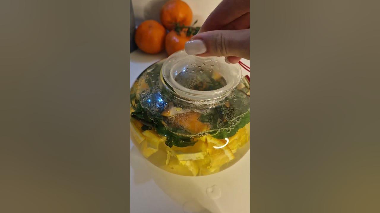 мятно- апельсиновый чай с корицей#готовимдома #готовимвкусно #рецепты # ...