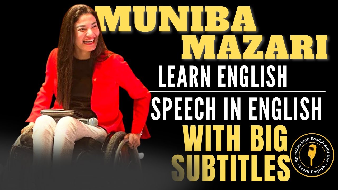 learn english through speech | MUNIBA MAZARI | WooEnglish Speech - YouTube