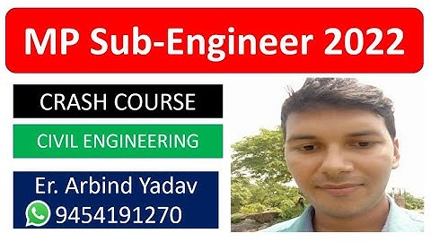 Sub Engineer crash course  #subengineer #crashcoursesubengineer #mp #mppeb #agni247 #subengineer2022
