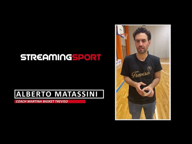 Alberto Matassini intervistato da Matteo Valente dopo l'amara sconfitta con Matelica