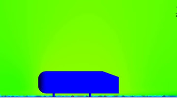 Steady State Simulation of Air Flow (25 m/s) over Ahmed Body showing Wake Region