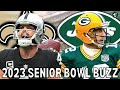 MASSIVE REPORT: Latest Buzz From The Senior Bowl | Aaron Rodgers, Derek Carr &amp; Nathaniel Hackett