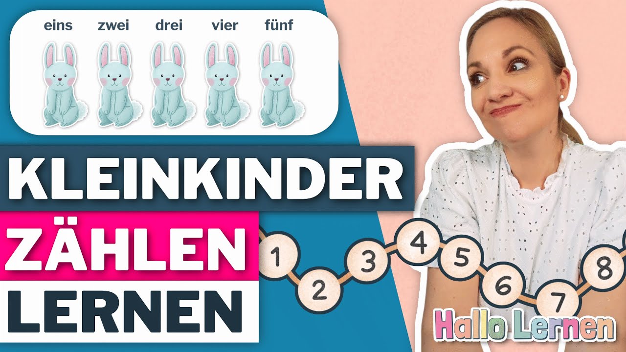 Zahlen zählen lernen für Kleinkinder – 2 bis 3 Jahre