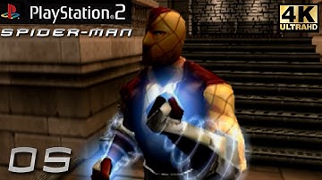 PS2 Spider-Man Movie The Game (2002) Walkthrough Part 5 The Subway Station [4K 60fps]