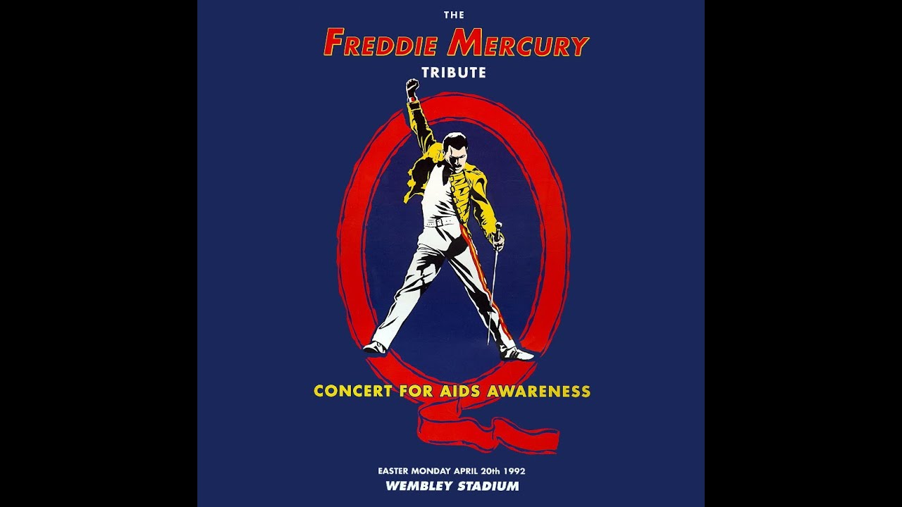 Концерт памяти фредди. Queen 1992 the Freddie Mercury Tribute Concert for AIDS Awareness. Freddie Mercury Tribute Concert 1992. The Freddie Mercury Tribute Concert Калудия Брюкен. «Уэмбли» концерт памяти Фредди Меркьюри.