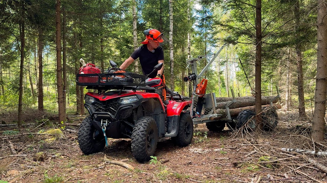 Timmervagn till ATV – Så fungerar den i skogen