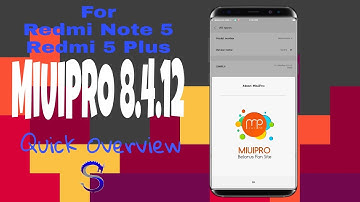 MiUiPRO 8.4.12 For Redmi Note 5 / Redmi 5 Plus /Vince | Face ID | full screen Gestures