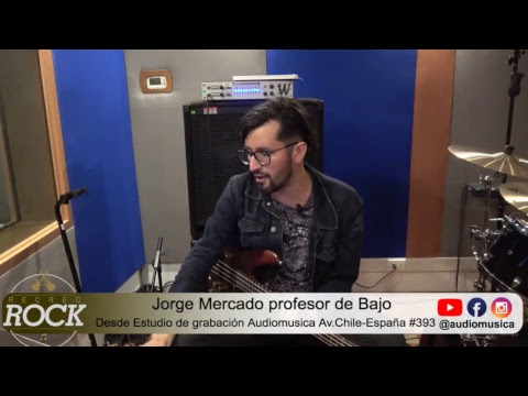 Recreo Rock junto a Jorge MErcado, profe de bajo