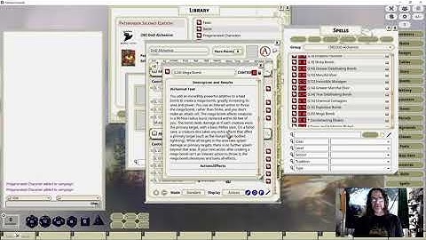 Fantasy Grounds: Pathfinder 2 - Alchemist Module Use