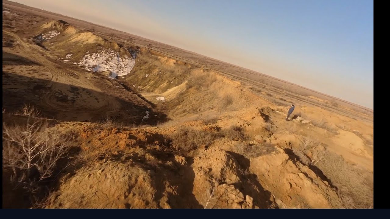 Полёты у бывшего песчаного карьера + преследование грузовиков. IFlight Protek 35.