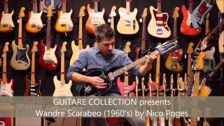 Guitare Collection Presents Wandre Scarabeo From 1960S By Nico Poges