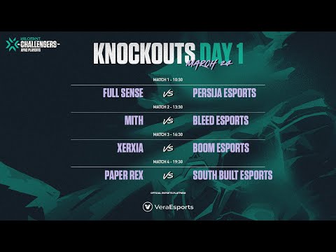 [TH] VCT Stage 1 - Challengers APAC - Knockouts - วันที่ 1