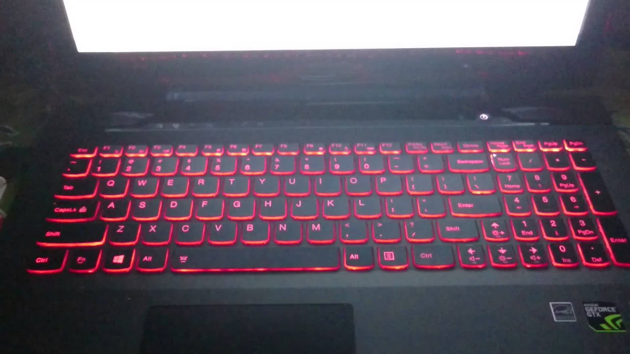 How to change keyboard color on lenovo laptop screen