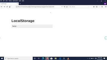 How to set, get and remove item from localStorage using Javascript