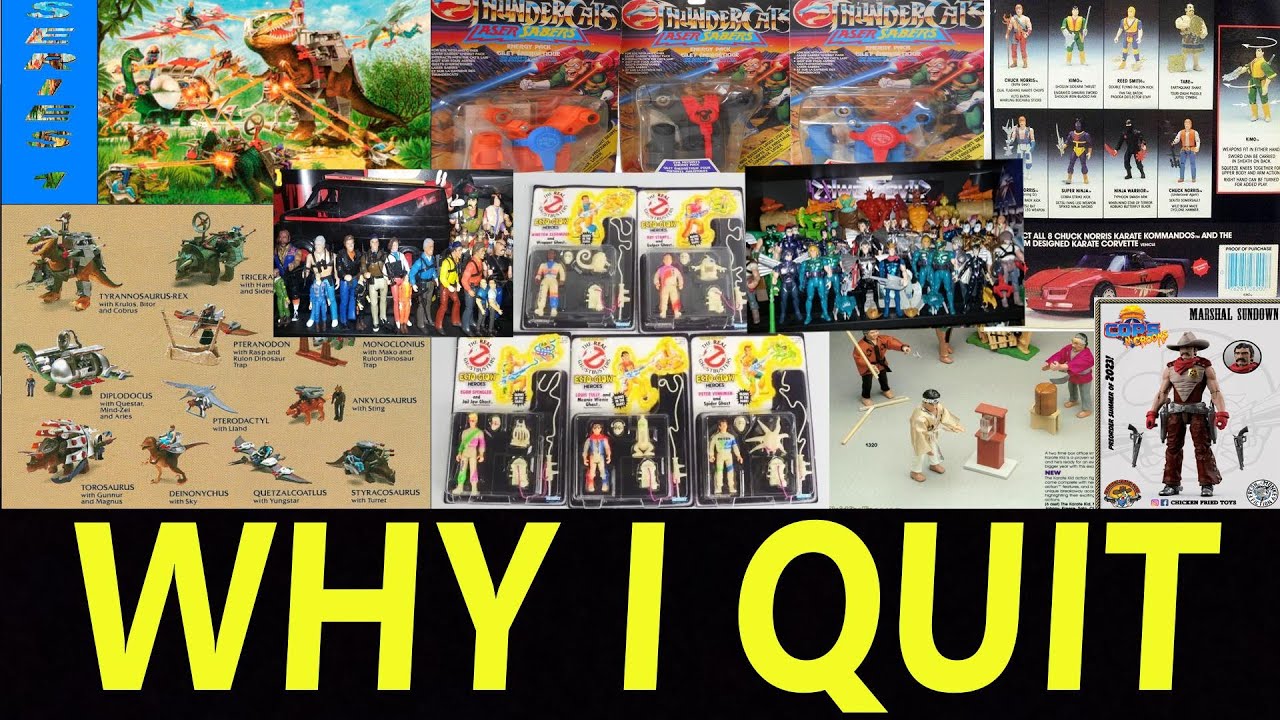 RETRO-WED: WHY I QUIT COLLECTING THESE 8 VINTAGE TOY LINES!!