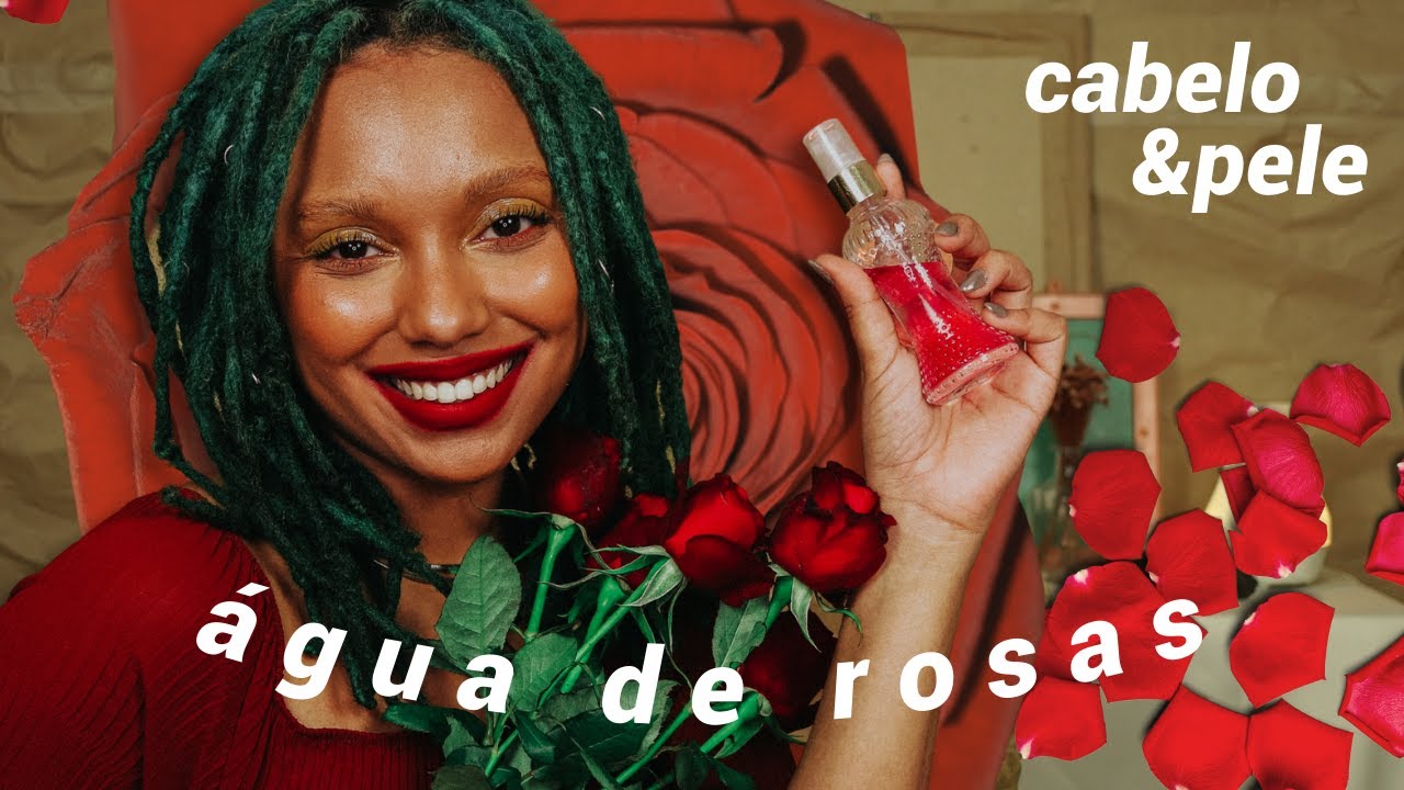 Como fazer ÁGUA DE ROSAS natural? TUTORIAL para rosto e cabelo