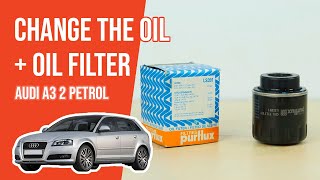 Change the oil and the oil filter Audi A3 mk2 1.2 TFSI 🛢