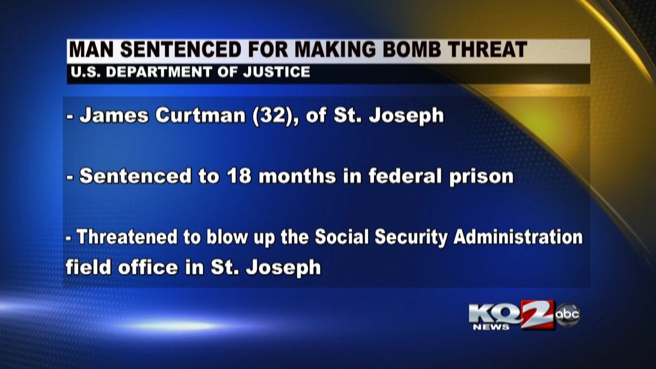 Man sentenced for making bomb threat - YouTube