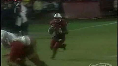 Davin Meggett huge reception vs. NC State