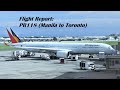 Flight Report | Philippine Airlines | Flight PR118 | A350-900 | Manila to Toronto | Economy Class