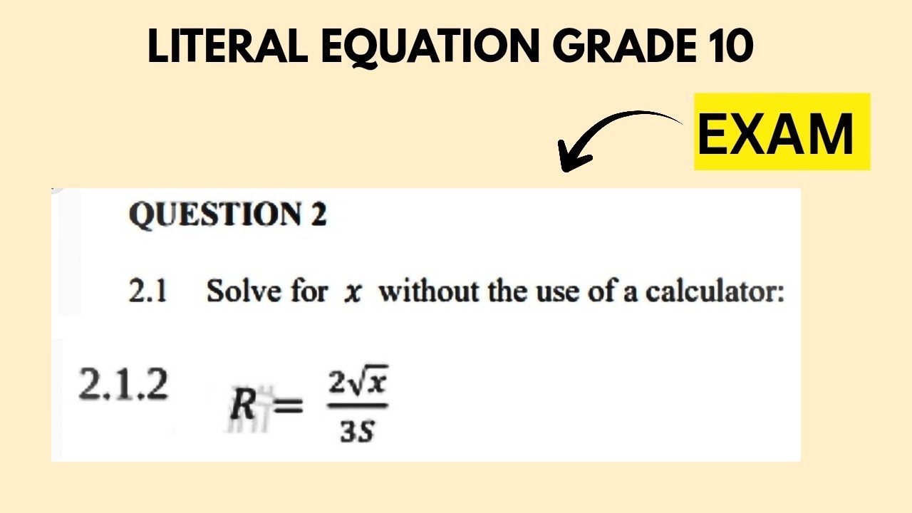 Вопросы к экзамену по буквенным уравнениям для 10 класса.