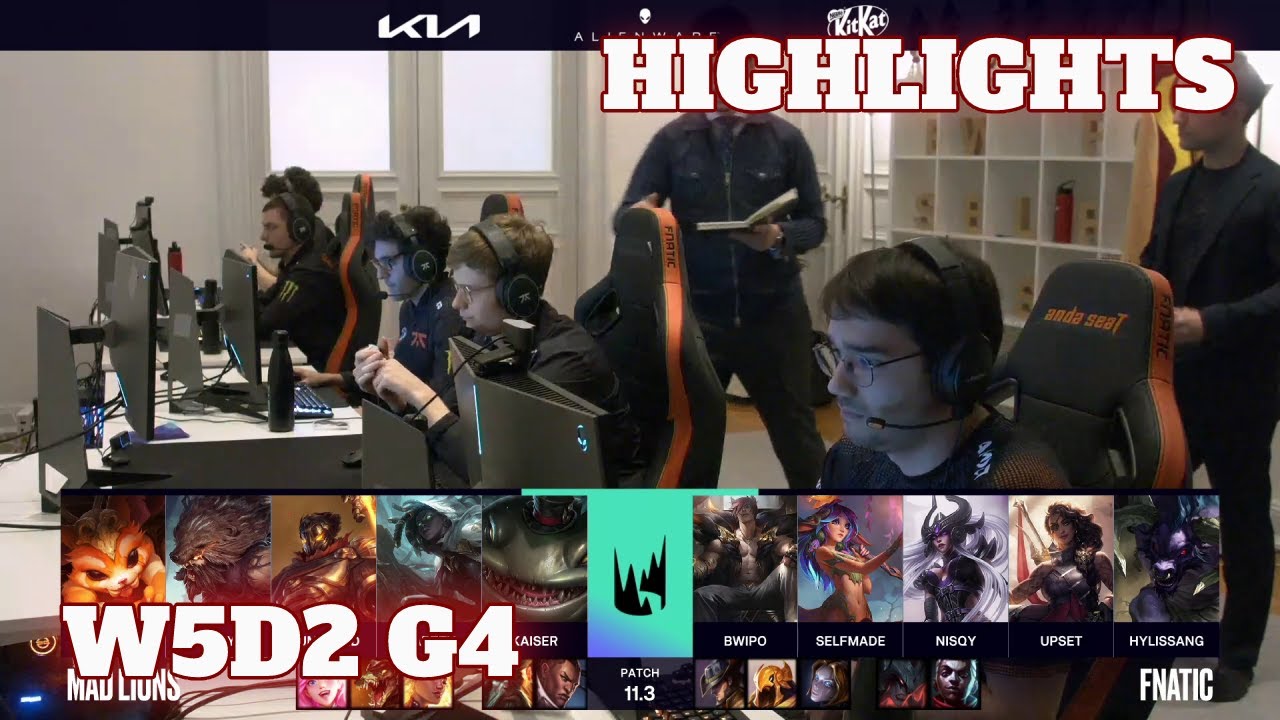 Mad Lions vs Fnatic - Highlights | Week 5 Day 2 S11 LEC Spring 2021 | MAD vs FNC