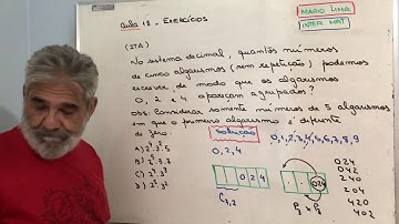 Aula 18 : Questão do ITA -Análise Combinatória