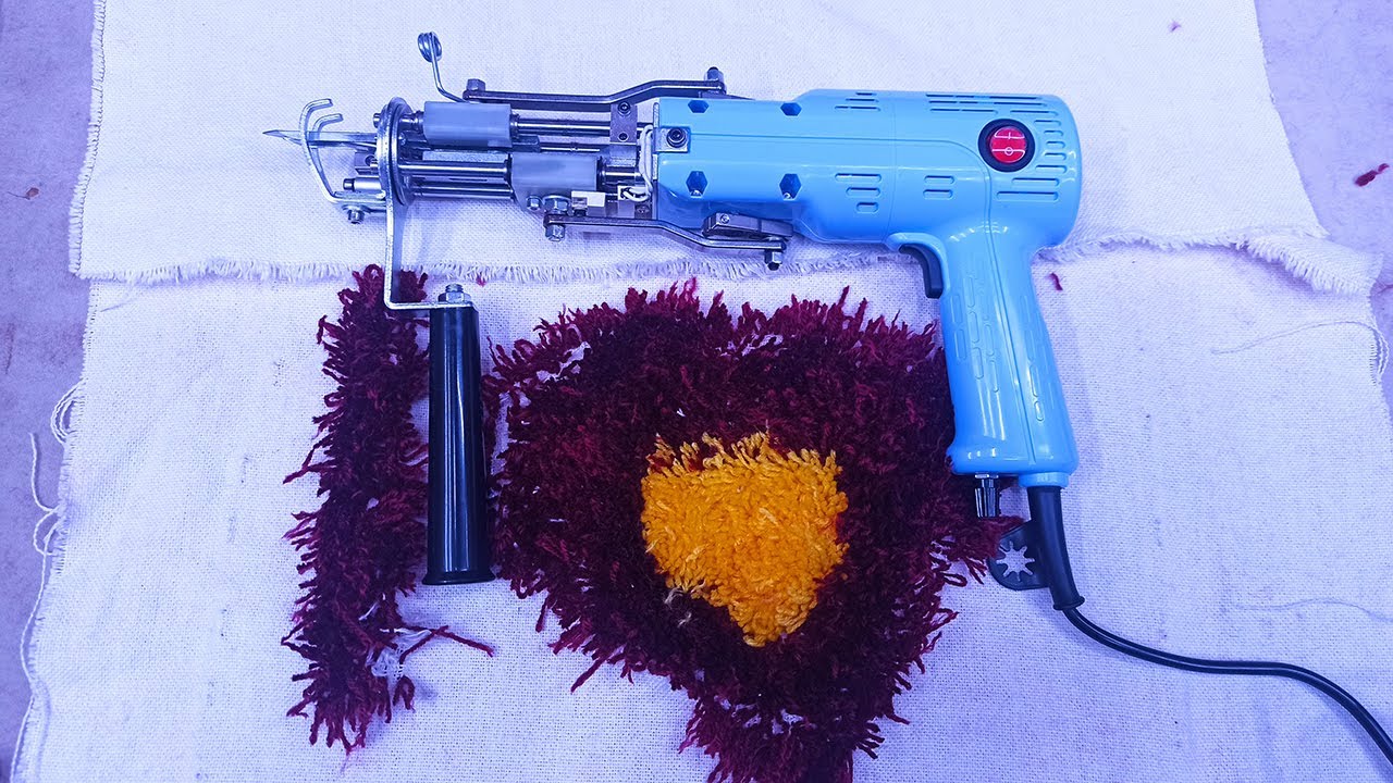 تعرفو على مسدس النسيج  مراجعة TUFTING GUN